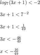 log_{7}(3x+1)