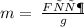 m= \: \frac{Fтяж}{g}