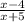 \frac{x-4}{x+5}