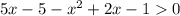 5x-5-x^2+2x-10