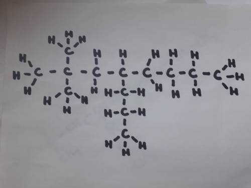 Построить структурную формулу 2,2 диметил 4 пропил октан