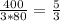 \frac{400}{3*80} =\frac{5}{3}