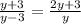 \frac{y + 3}{y - 3} = \frac{2y + 3}{y }