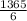 \frac{1365}{6}