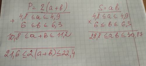 Оцените периметр и площадь прямоугольника со сторонами а см и b см если быстрее
