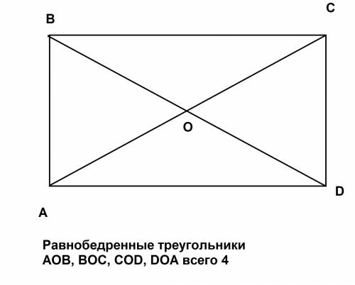 Нарисуй прямой треугольник и проведите диагональ. сколько однобедренных треугольников можно получить