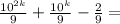 \frac{10^{2k}}{9}+\frac{10^k}{9}-\frac{2}{9}=