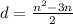 d = \frac{ {n}^{2} - 3n}{2}