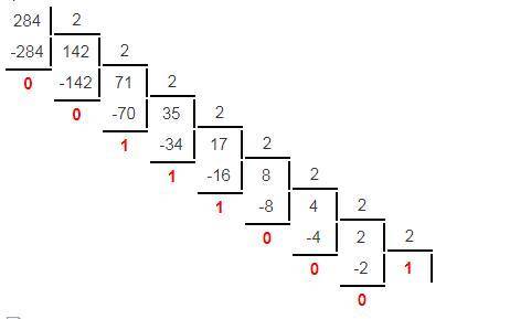 Переведите числа из десятичной системы счисления в двоичную. порядок вычислений на листочке.284,375;
