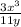 \frac{3x^3}{11y}