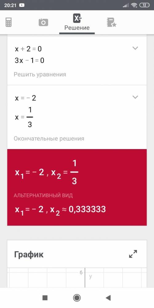 Решите уравнение 2-5x-3x²=0 через d​