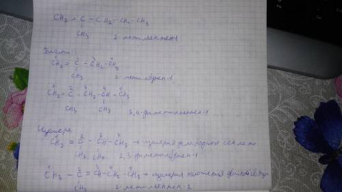 написать по 2 гомолога и 2 изомера для веществ и дать им всем названия