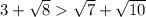 3+\sqrt{8} \sqrt{7} +\sqrt{10}