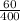 \frac{60}{400}