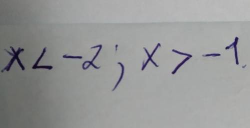 Решите неравенство (x2−x)2+3(x2−x)+2> 0. выберите вариант ответа: x< −2; x> −1 x< −2 x