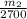 \frac{m_{2} }{2700}