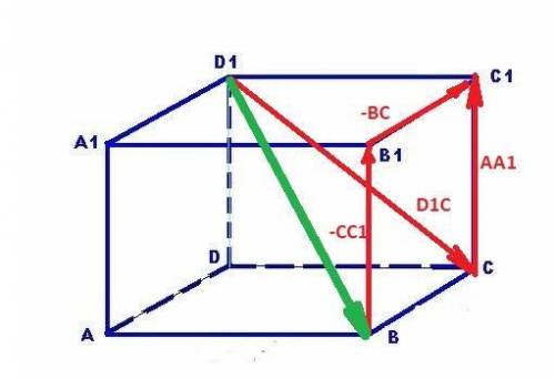 Впараллелепипеде abcda1b1c1d1 построить