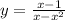 y = \frac{x - 1}{x - {x}^{2} }