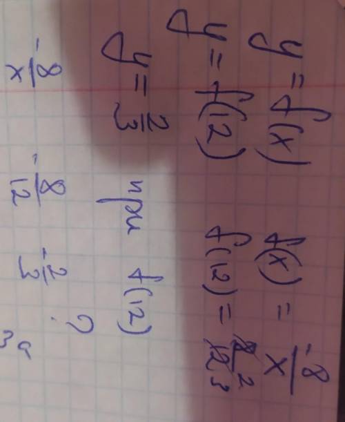 Дана функция y=f(x), где f(x)=-8/x . найди f(12) (ответ округли до сотых).