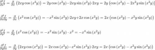 f(x; y)=sin(x^2y)