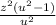 \frac{ {z}^{2}( {u}^{2} - 1)}{ {u}^{2} }