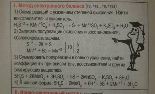 Какое правило лежит в основе метода электронного ? ​