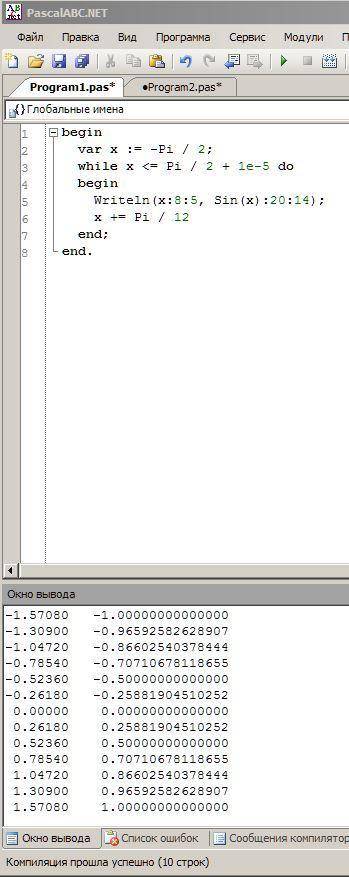 Написать программы на паскале