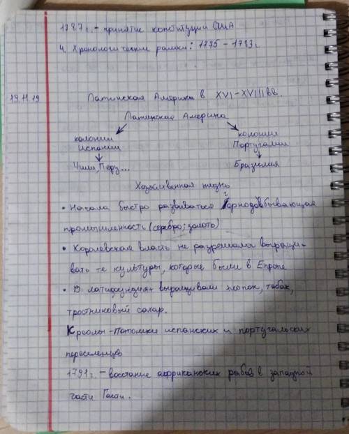 Латинская америка в 19 века время переменконспект​