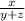 \frac x{y+z}