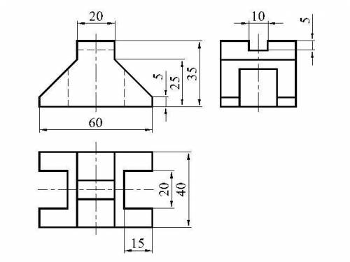 Начертите вид слева, спереди, сверху (нужно ! )​