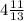 4\frac{11}{13}