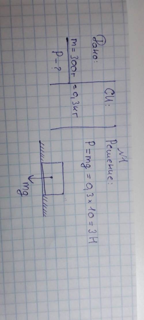 1.определите вес тела массой 300 г. изобразите вес тела нарисунке.2.найдите объём ледяной глыбы, на
