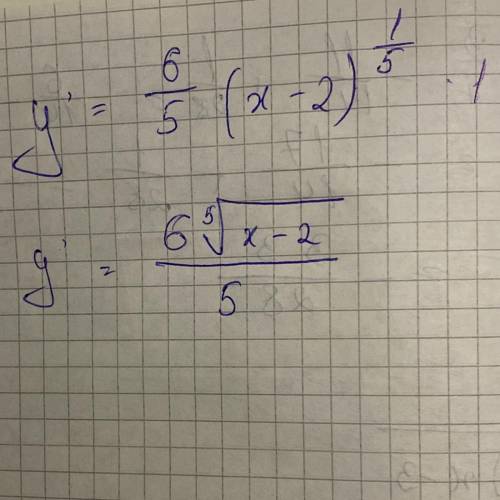 \sqrt[5]{(x-2)^6}