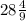 28\frac{4}{9}