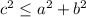 c^2\leq a^2+b^2