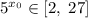 5^{x_0}\in[2,\;27]