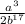 \frac{a^{3} }{2b^{17} }