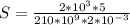 S = \frac{2*10^{3}*5 }{210*10^{9}*2*10^{-3} }