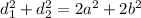 d_1^2+d_2^2=2a^2+2b^2