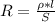 R=\frac{\rho *l}{S}