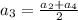 a_3=\frac{a_2+a_4}{2}