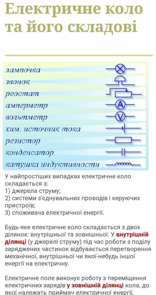 З чого складається най ше електричне коло​