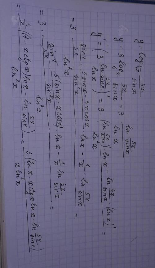 Найдите производные не умеющих решать подобные задания не засорять ответы