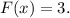 F(x)=3.