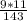 \frac{9*11}{143}