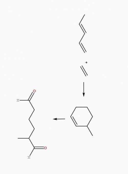 Установите структуру соединения C5H8, которое при взаимодействии с этиленом дает аддукт (продукт при