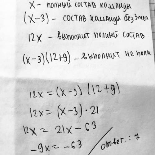 14.* Бригада состоит из нескольких мастеров одинаковойквалификации. Известно, что некоторую работу б