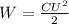 W=\frac{CU^2}{2}