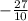 -\frac{27}{10}