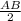 \frac{AB}{2}